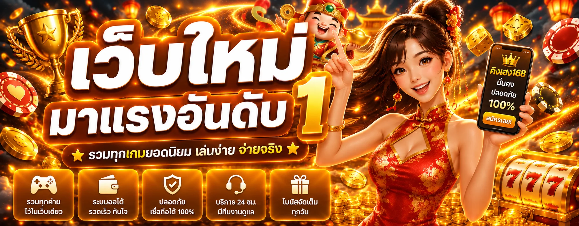 ภาพรวมสล็อตออนไลน์คิงเฮง168